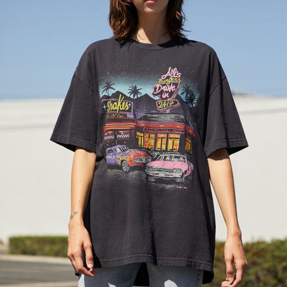 Pacsun John Galt Rita Al's Burgers T-Shirt in XS - Picture 1 of 5